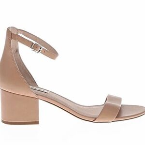 Steve Madden Nude Irenee Block Heel Sandals